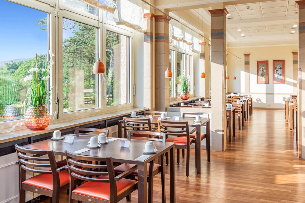 Gute Ernährung und Genuss: Im Restaurant werden Sie kulinarisch verwöhnt