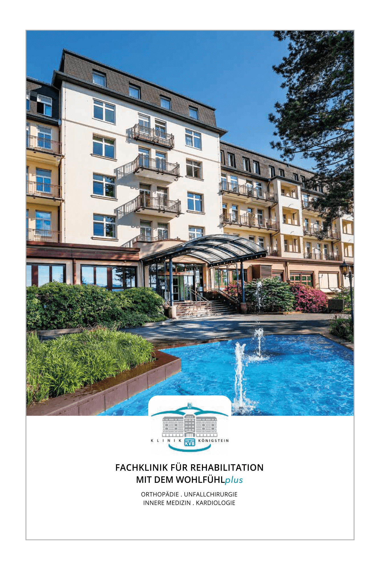 Broschüre der Klinik Königstein